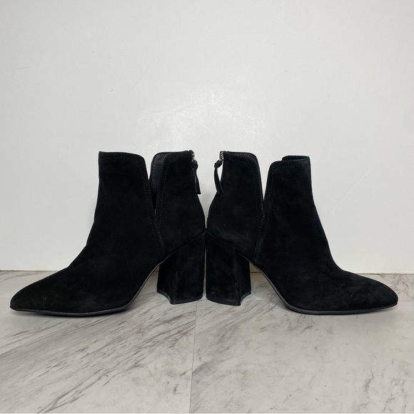 New! Steve Madden Thrived Black Suede Bootie 10M - Picture 6 of 12